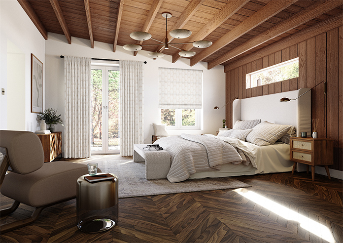 Gentle Palm, Natural - Made to Measure Curtains - Image 7